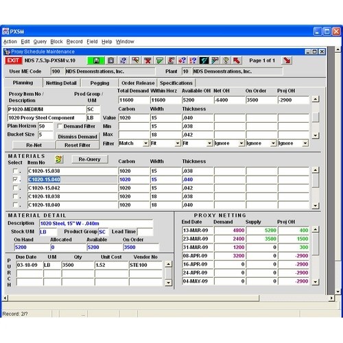 NDS Systems ERP Applications Software for Manufacturing